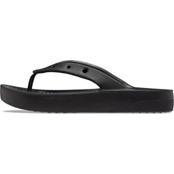 Crocs Classic Platform Sandals – Black, Women's Size 8