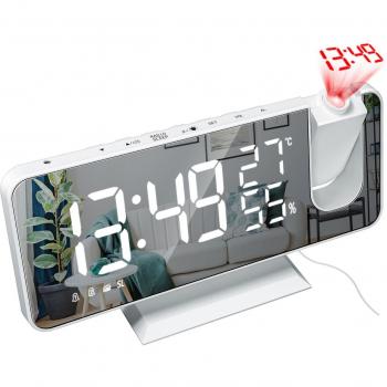 Mesa Alarm Clock USB & Projector