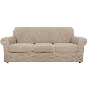 MAXIJIN Elastic Furniture Protector Sofa Slipcovers for 3 Seater