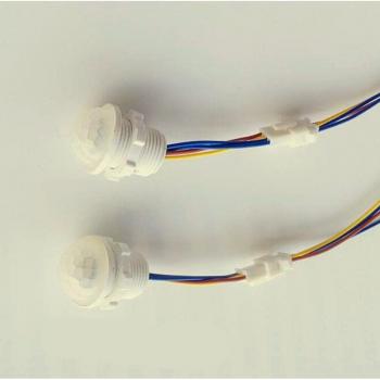 Interrupteur Infrarouge Sensible 4-6m – Capteur PIR – Alimenté 100-240V – Lampe LED Blanche