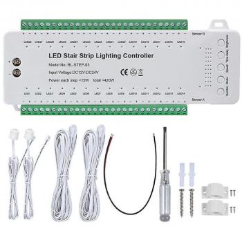 Controlador de Luz LED para Escaleras Inteligentes