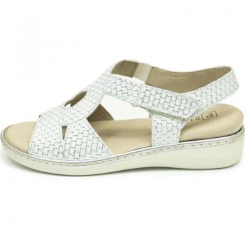 Sandalias de Mujer PITILLOS 5001 – Modelo Plata y Cuero