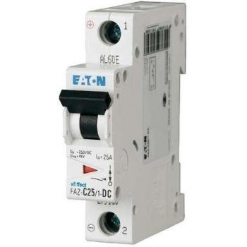 Interruptor automático EATON 1P 2A Curva Tipo C Poder de Corte 10 kA Montaje en Carril DIN