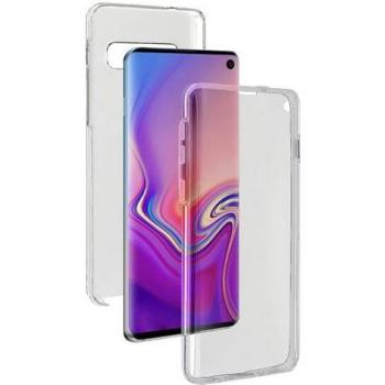 Capa Ultra Protección Samsung Galaxy S10 Silicona 360° con PC Transparent