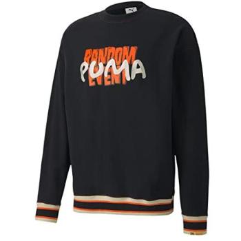 Puma X Randomevent Men's Black Long Sleeve Crew Neck Cotton XS