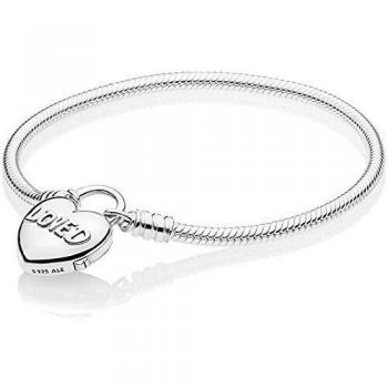 Pulsera Charm Pandora Plata Corazón Amado 597806
