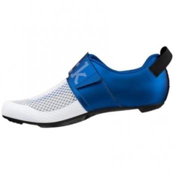 Fizik Hydra Cycling Shoes – Men's White & Metal Blue, 27.0 cm