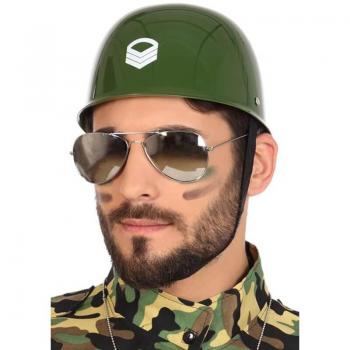 Casco Rigido Verde Camuffamento Soldato