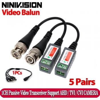 10pcs Passive CCTV Video Balun Transceivers