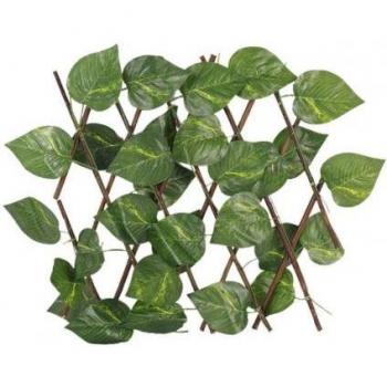 Expandable Faux Plant Fence for Outdoor Use