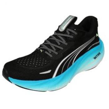 Puma Magnify Nitro 3 Sneakers Masculines – Couleurs Noir, Bleu et Blanc – 47