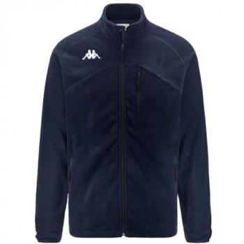 Kappa Viarella Zip‑Fleece – 90% polyester, 10% elastane, available in charcoal and teal