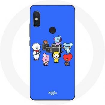 Xiaomi Redmi Note 5 AI Dual Camera BTS BT21 Characters Case