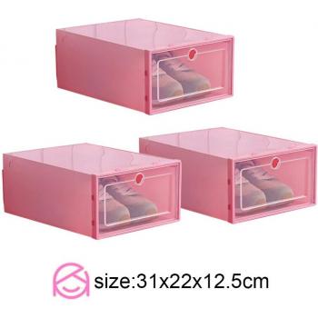 Tiroir de rangement pour chaussures transparent