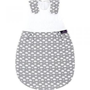 Träumeland Schlafsack Wolkenfreunde grau