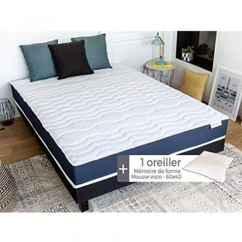 Matelas Mousse HBedding 90x190 + oreiller 60x60