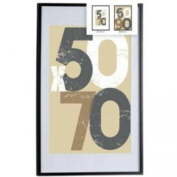 Dekoratives Fotogeschenk: 62,5 × 2,5 × 92,5 cm Rahmen in Schwarz – 6 Stück | Kunststoff & Holz MDF