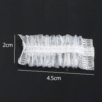 100Pcs Elastic Ear Covers for Hair Dye