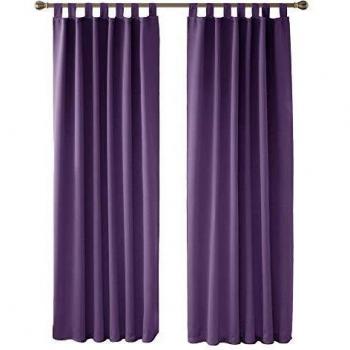 Deconovo Tende Passanti 140x290 CM Viola