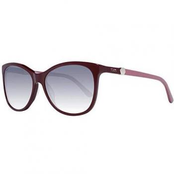 Tod's TO0175-5769Z Shiny Bordeaux Sonnenbrille für Damen – 57 mm Rahmen, 16 mm Bügel, 135 mm Linse