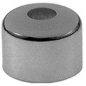 ASW Stedo Hahnrosette Messing 1 x 15 mm verchromt