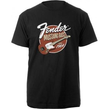 Fender Unisex Mustang Bass T-shirt M Zwart Katoen T-shirt