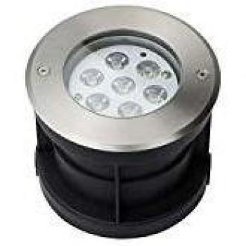 Foco LED 7W empotrable para exteriores 147mm luz blanca día 6000K IP67 220V 45°