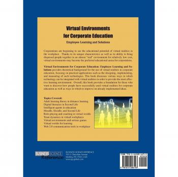 IGI Global Virtual Environments for Corp. Education