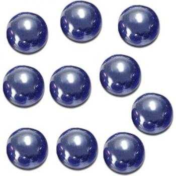 10 Pcs Decorative Dark Blue Glass Marbles 16mm
