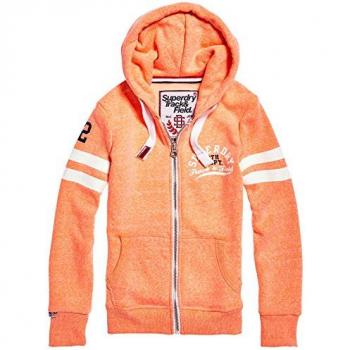 Suéter Superdry G20145 XPF7, Mujer, Rojo (Racing Coral Snowy)