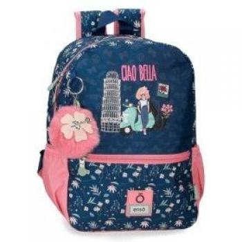 Paseo Pequeño Enso 32 cm – Mochila Azul Poliéster