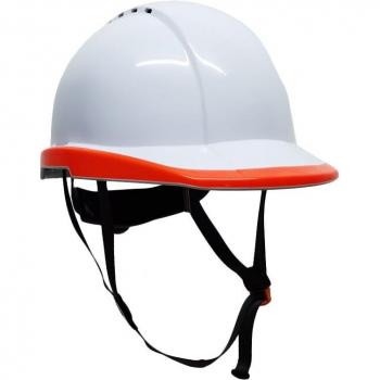 Climbing Safety Helmet with Fluorescent Orange Brim