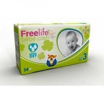Freelife Bebécash Midi Windeln 5 4-9Kg 52er Pack
