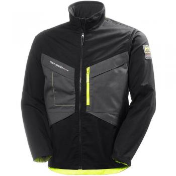 Helly Hansen Aker Outdoor‑Jacke 999 77200 – 2XL – Schwarz/Dunkelgrau