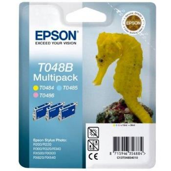 Epson T048B 3 cartouches d'encre pour Stylus Photo R200 R300