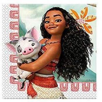 Serviettes de table Princesses Disney, 2 plis, 33 x 33 cm