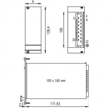 Piastra Frontale 1 pz. nVent SCHROFF
