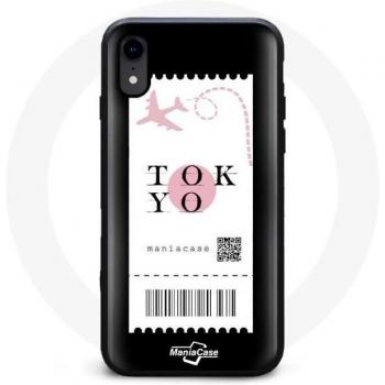 Housse iPhone XS Max Billet d'Avion Tokyo