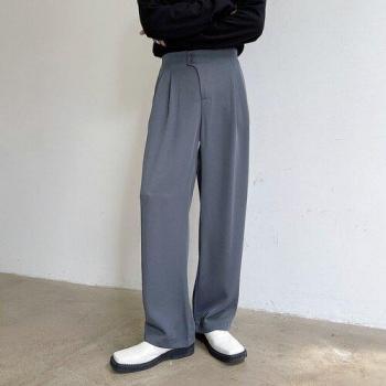 Pantalon droit homme élastique Streetwear