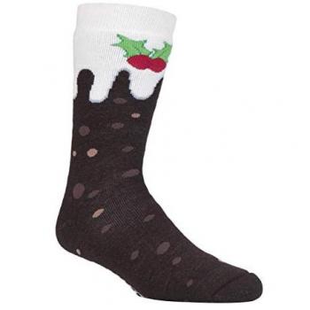 Heat Holders Thermal Christmas Non-Slip Slipper Socks