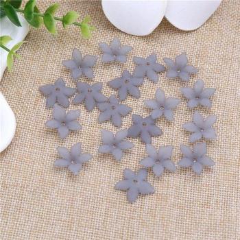 Perles en plastique mate 22mm