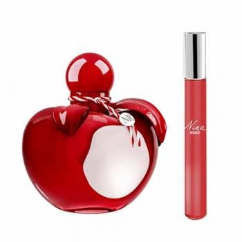 Coffret Eau de Toilette Nina Rouge 50 ml & Roll‑On 10 ml