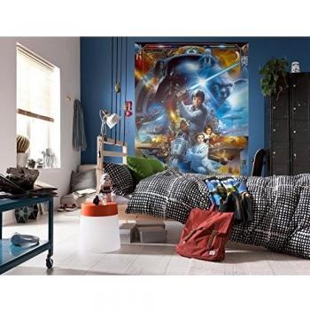 Komar Fototapete »Star Wars Luke Skywalker Collage«, 184x254 cm, inklusive Kleister