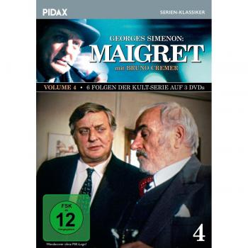 Maigret, Vol. 4 / Weitere 6 Folgen der Kult-Serie mit Bruno Cremer nach den Romanen von Georges Simenon (Pidax Serien-Klassiker) [3 DVDs]