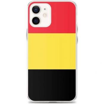 Cover de Silicona para iPhone 12 – Protección ligera estilo bandera belga