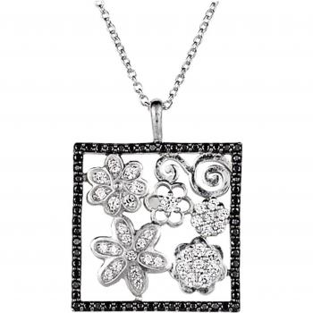Silver Flora Necklace