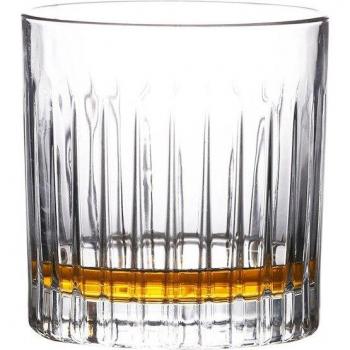 Barra de Vidrio con Rayas para Whisky