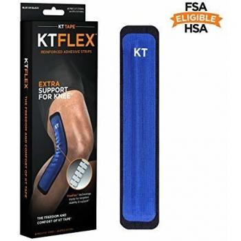 KT TAPE Cinta Flex, Soporte para Rodilla, Unisex, Azul, Talla ÚNICA