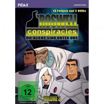 Roswell Conspiracies, Vol. 3 / Weitere 13 Folgen der spannenden Mystery-Science-Fiction-Serie (Pidax Animation) [2 DVDs]