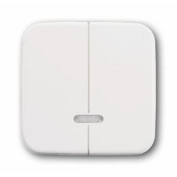 Interruttore luminoso Busch-Jaeger 6545-214, bianco alpino